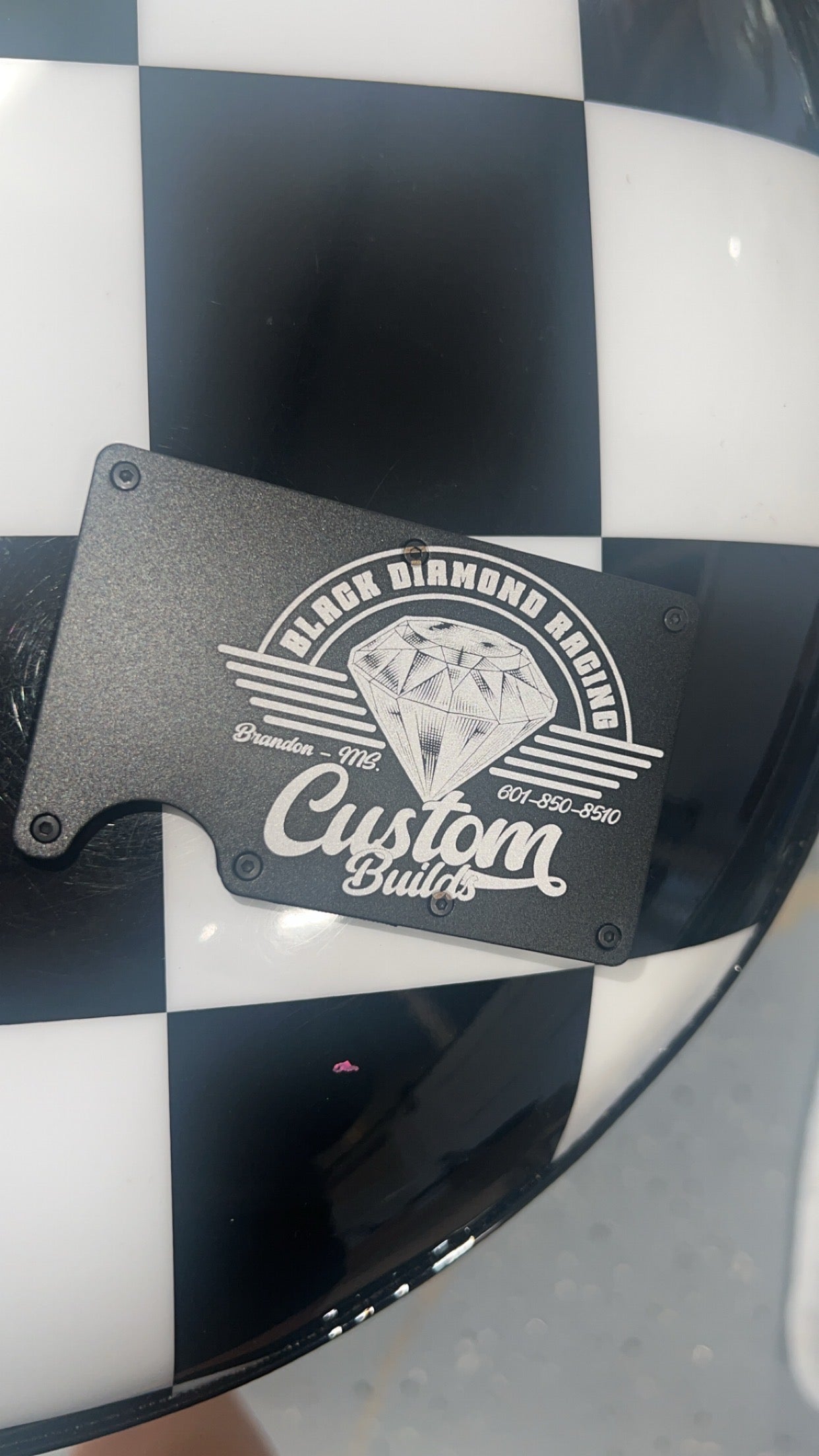 BDR Custom Engraved Metal Clip Wallet