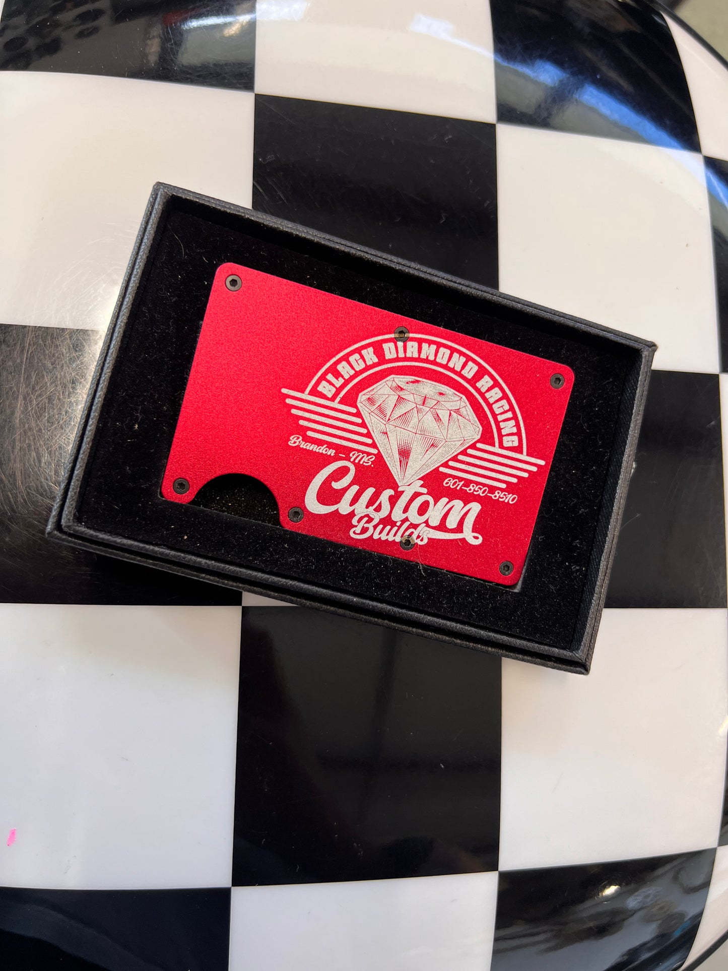 BDR Custom Engraved Metal Clip Wallet