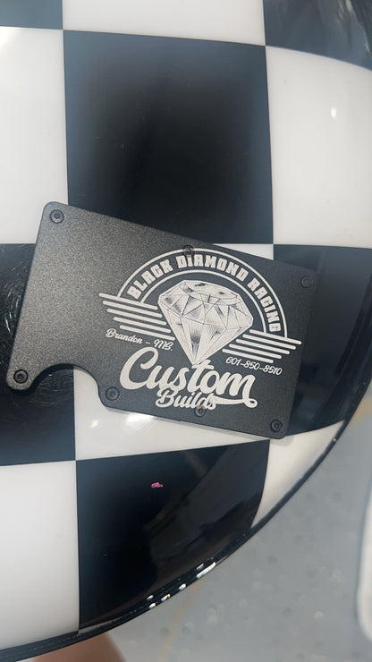BDR Custom Engraved Metal Clip Wallet