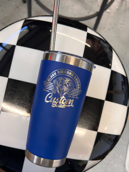 Black Diamond Racing Custom Engraved Stainless Steel Tumbler (20 oz)